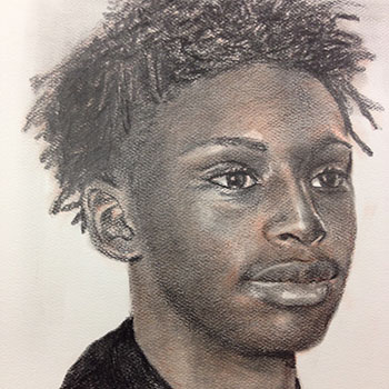 pencil portraits of young people