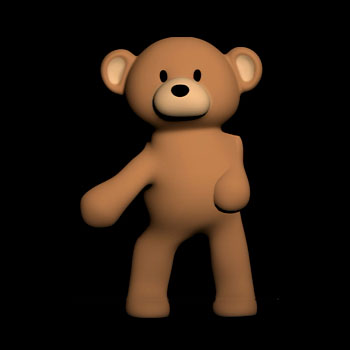 teddy bear doing floss dance